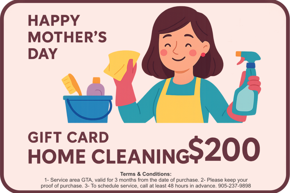 Mother’s Day Home Cleaning Gift Card