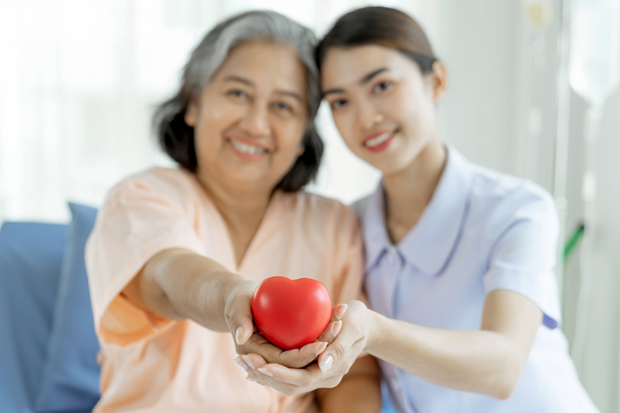 Registered Nurse and Personal Support Worker providing senior care at home in Ontario. Rose Hill Care Mission